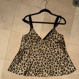 Leopard Print 100% top cinq a sept
